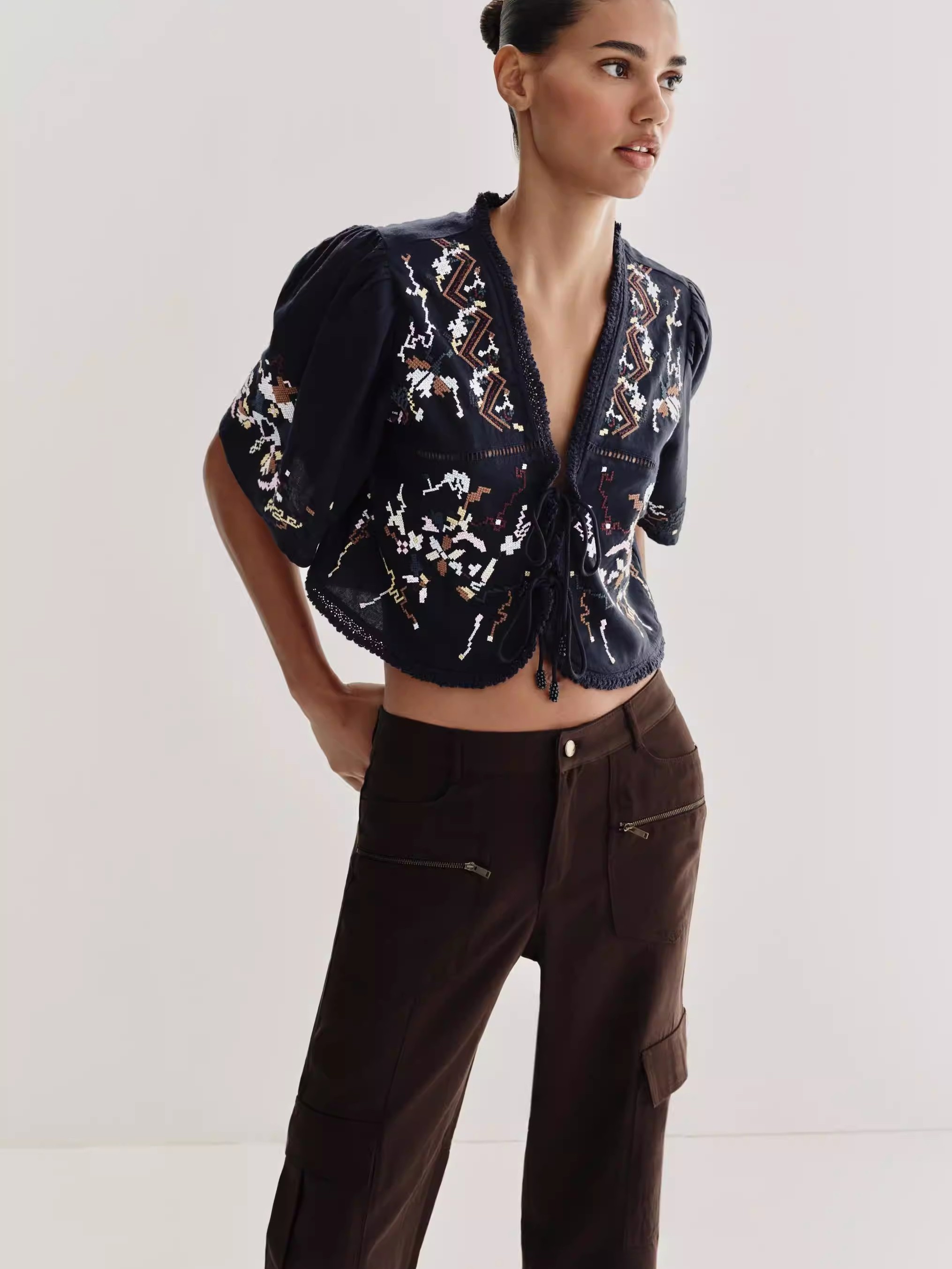 New Ethnic Fashion - New Summer Women's Loose Short Sleeve